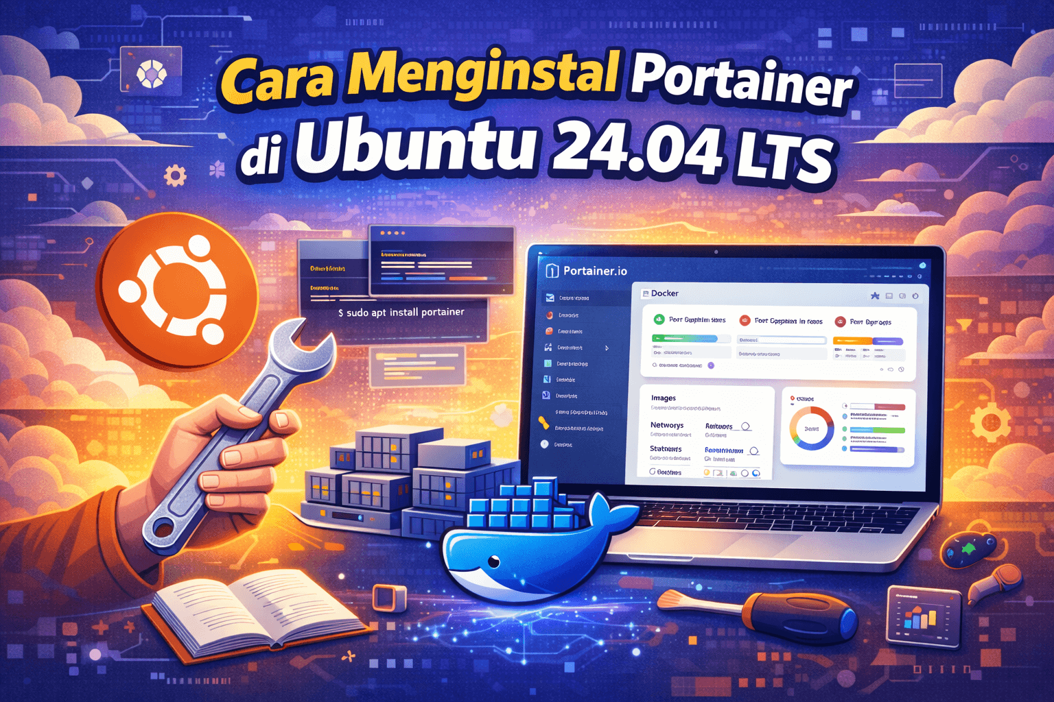 Panduan Langkah-demi-Langkah Menginstal Portainer di Ubuntu 24.04 LTS